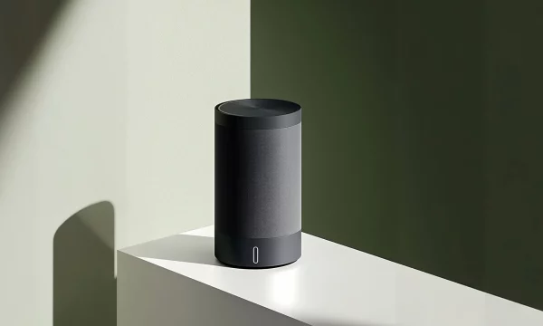 Sleek Speaker on Minimalist Surface